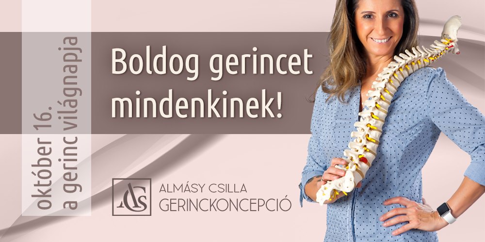 Szeretettel köszöntelek a GERINC VILÁGNAPJÁN!
