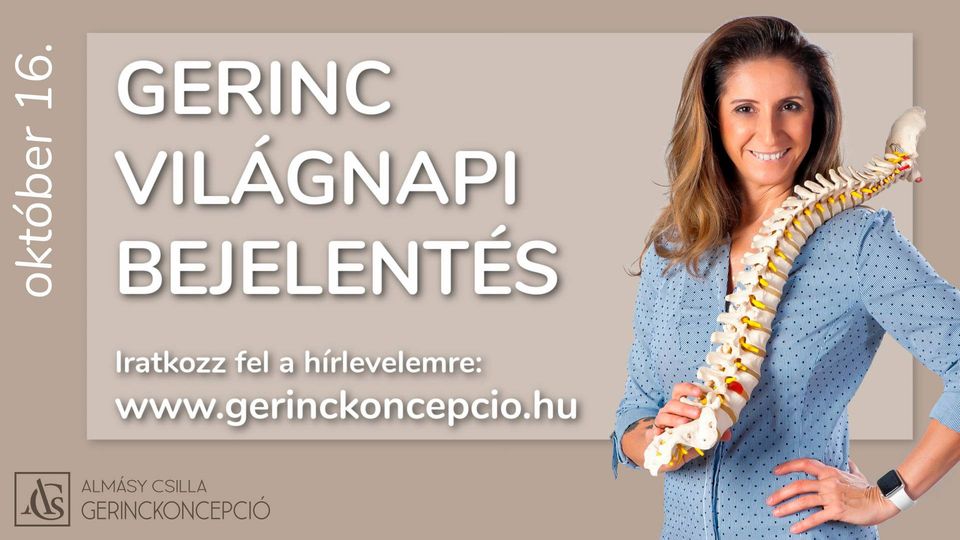 📣 Mikor máskor hozhatnék remek híreket Nektek „gerincügyben”, mint a GERINC VILÁ
