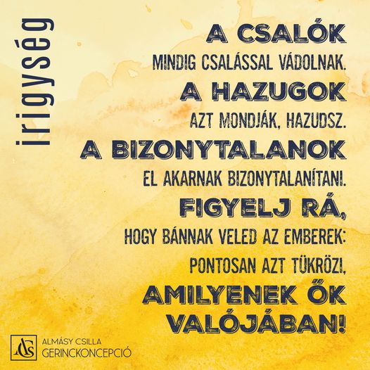 Nem szeretnék negatív gondolatokat ébreszteni, inkább tekintsétek ezt bölcs taná