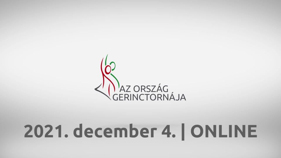 Mindig összeszorul a torkom, mikor hírül adhatom, hogy újra jön AZ ORSZÁG GERINC
