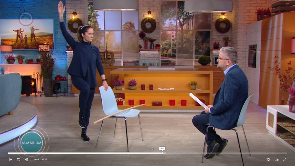 Ma ismét a Duna tévénél jártam, az Almáriumban és az időseknek ajánlott otthoni