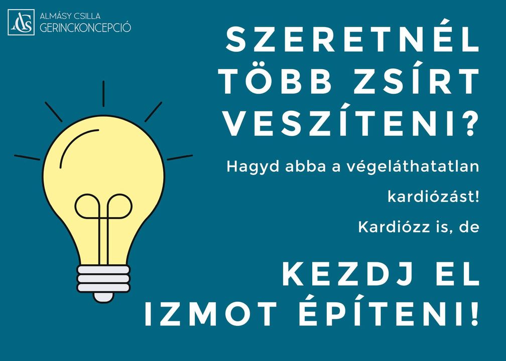 FOGYÁS ZSÍRBÓL ERŐEDZÉSSEL és még egy s más… 🫀 A kardióedzés jó. Sőt, nélkülözhetelen,…