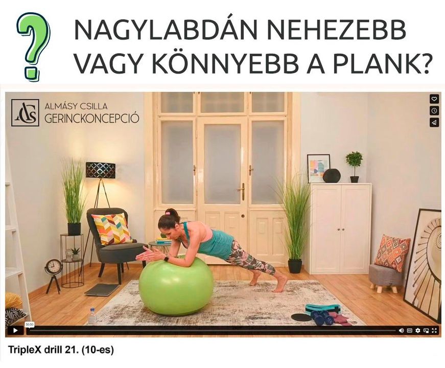 NAGYLABDÁN NEHEZEBB VAGY KÖNNYEBB A MELLSŐ FEKVŐTÁMASZ (PLANK)? A mellső fekvőtámasz (plank vagy deszka…