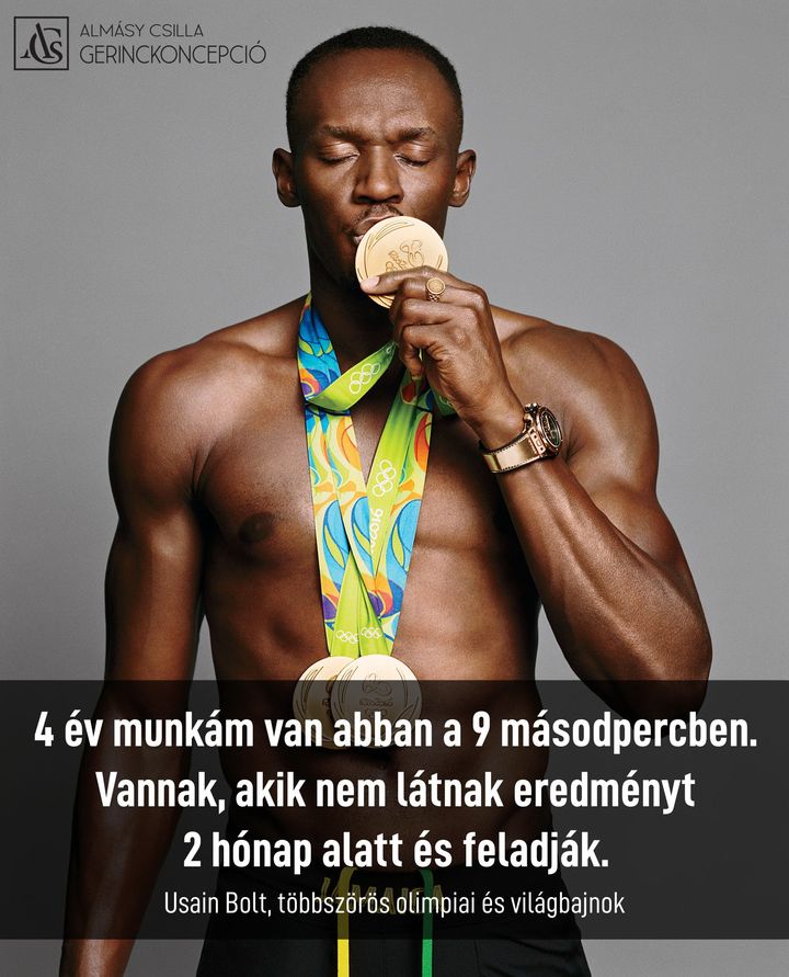 🥇USAIN BOLT: „4 év munkám van abban a 9 másodpercben. Vannak, akik nem látnak…